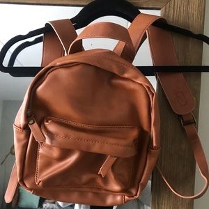 Tan backpack